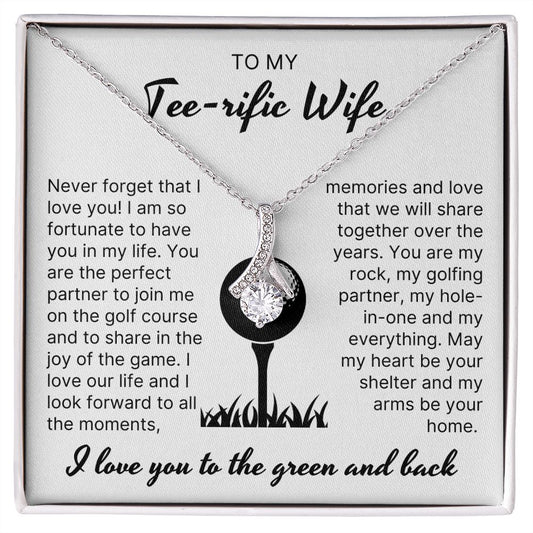 Perfect Partner - Alluring Beauty Necklace For Golfer Wife