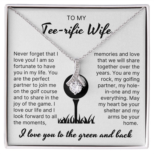Perfect Partner - Alluring Beauty Necklace For Golfer Wife