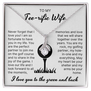 Perfect Partner - Alluring Beauty Necklace For Golfer Wife