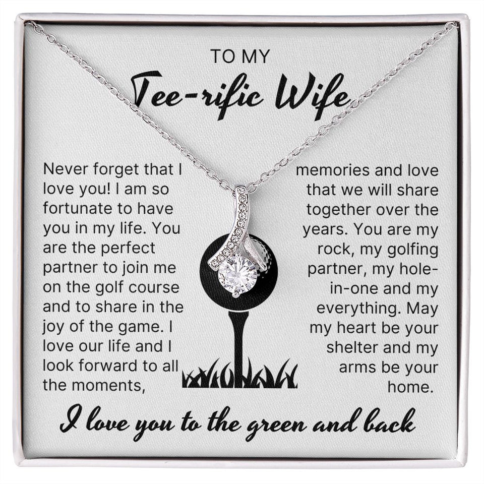 Perfect Partner - Alluring Beauty Necklace For Golfer Wife