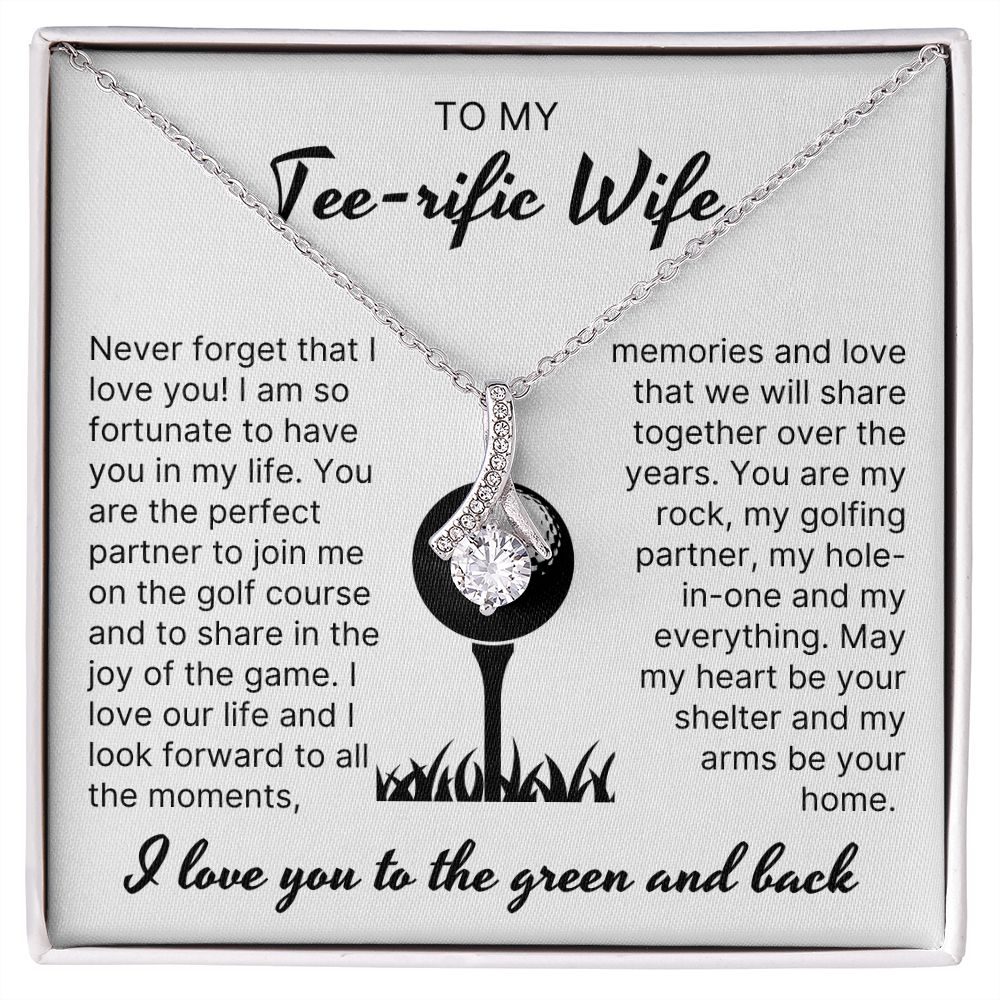 Perfect Partner - Alluring Beauty Necklace For Golfer Wife