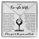 Perfect Partner - Alluring Beauty Necklace For Golfer Wife