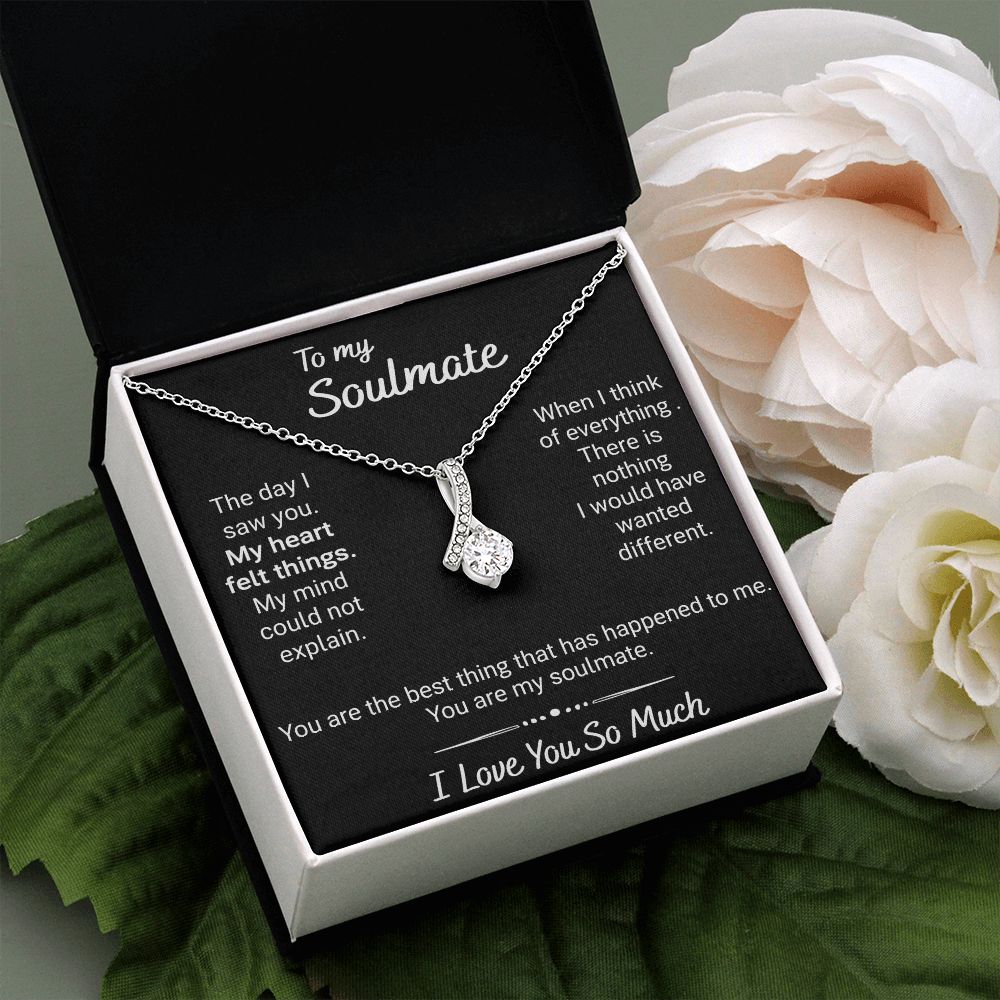 To My Soulmate | I Love You So Much | Alluring Beauty Necklace