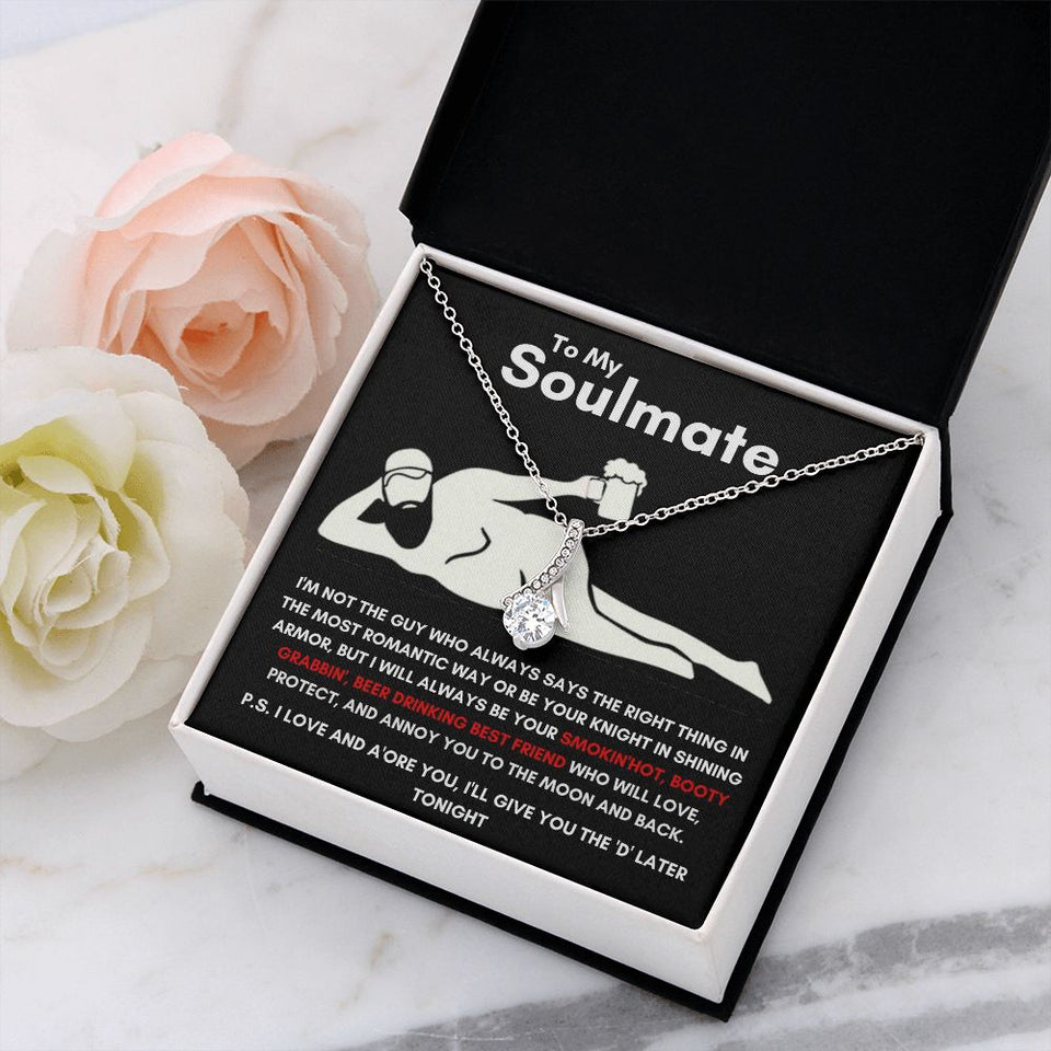 To My Soulmate - Alluring Beauty Necklace - Booty Grabbin' - Black Card