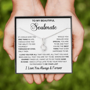 Beautiful Soulmate Alluring Necklace Gift