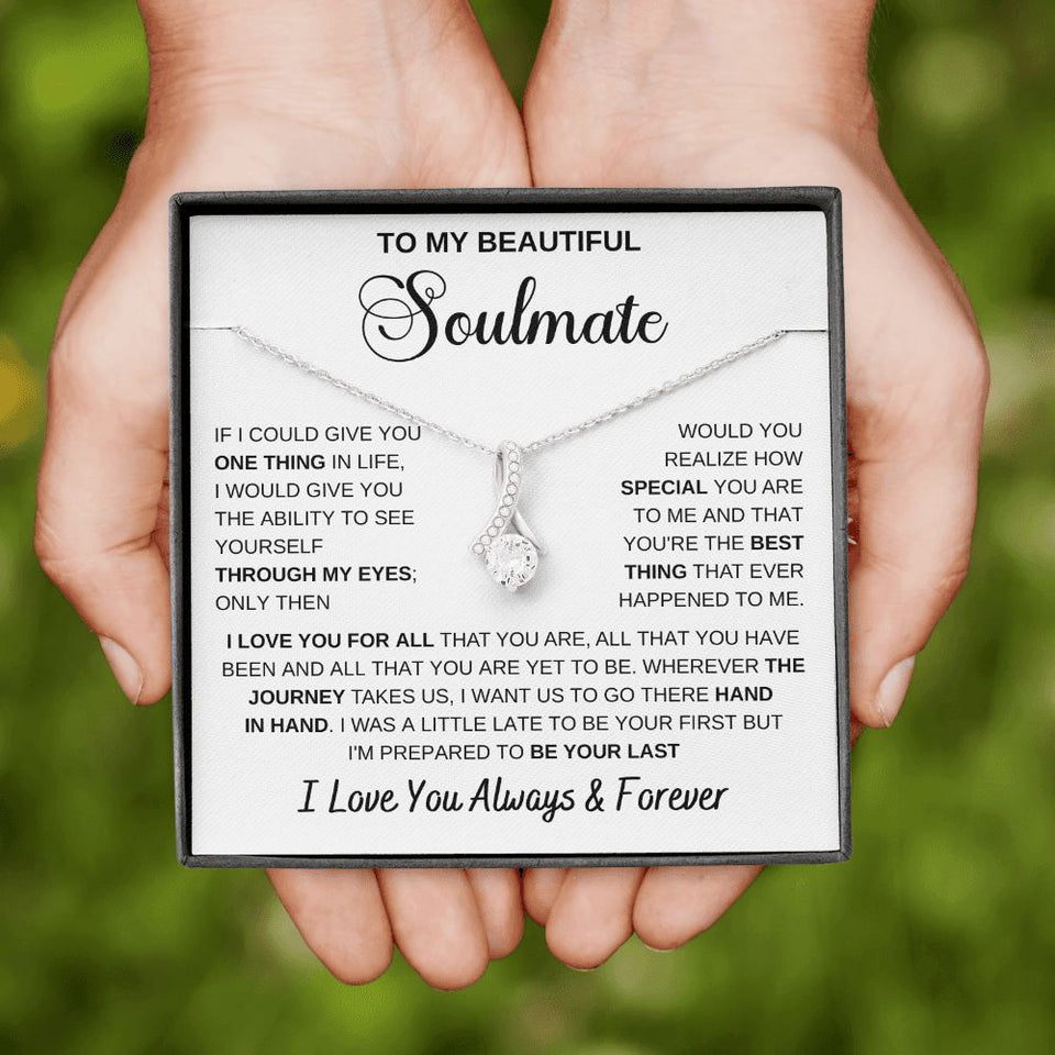 Beautiful Soulmate Alluring Necklace Gift