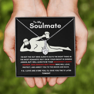 To My Soulmate - Alluring Beauty Necklace - Booty Grabbin' - Black Card