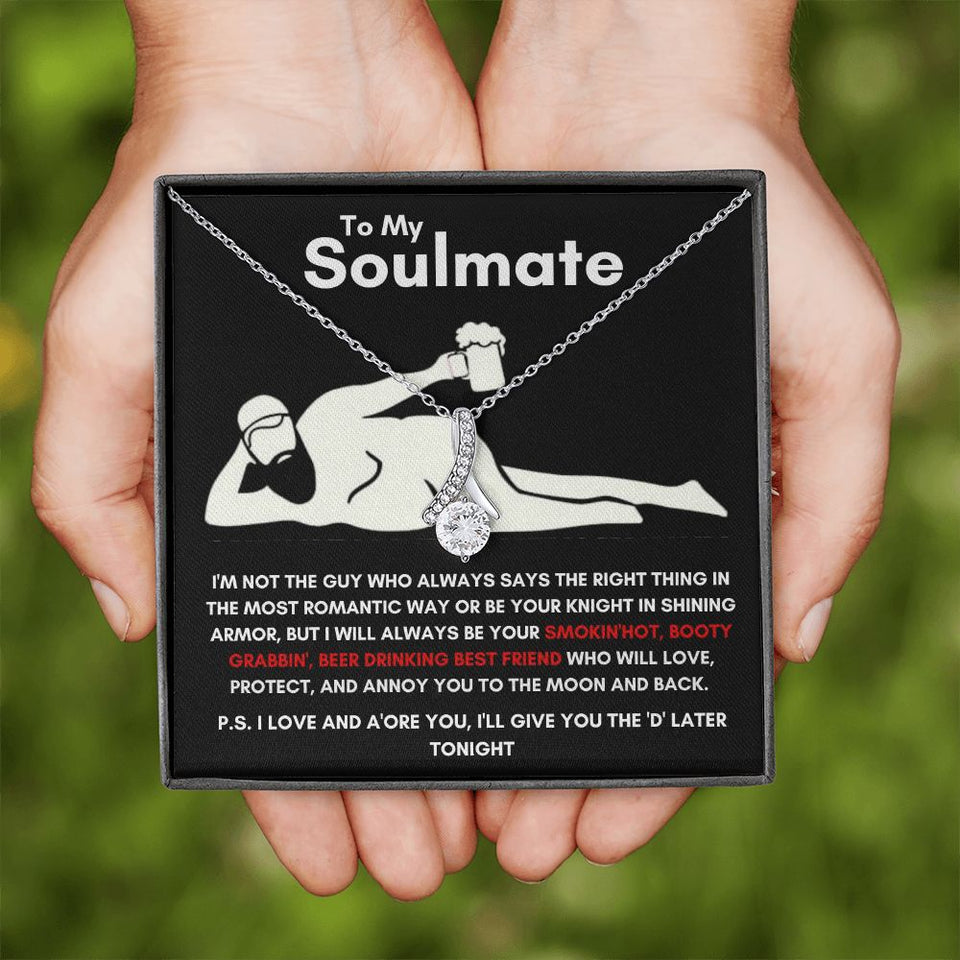 To My Soulmate - Alluring Beauty Necklace - Booty Grabbin' - Black Card