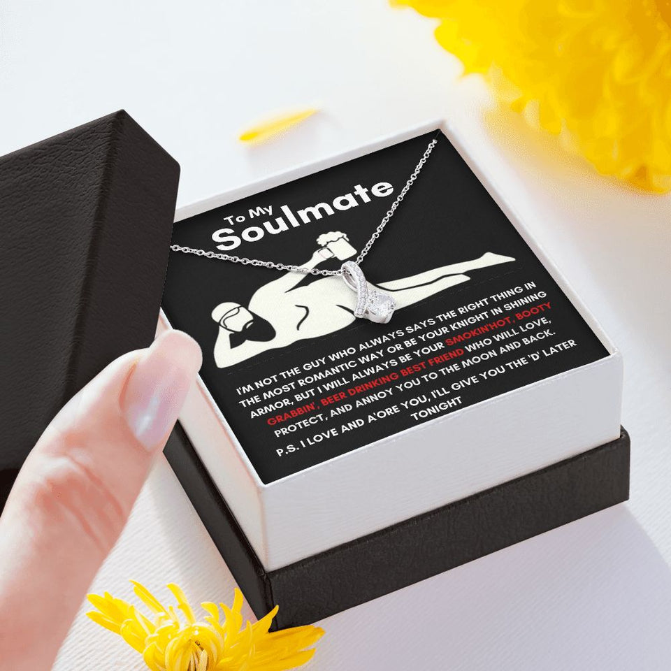 To My Soulmate - Alluring Beauty Necklace - Booty Grabbin' - Black Card
