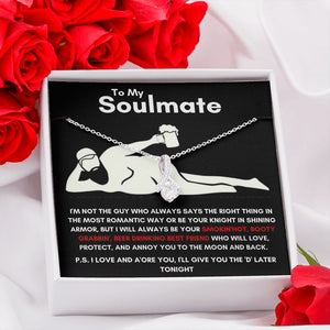 To My Soulmate - Alluring Beauty Necklace - Booty Grabbin' - Black Card
