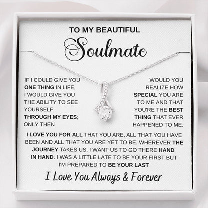 Beautiful Soulmate Alluring Necklace Gift
