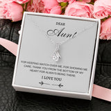 Aunt Gifts- Watching over me- Alluring Beauty Necklace, Aunt Gift for Mother's day