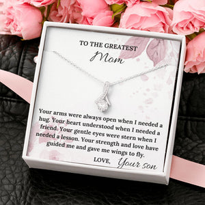 You Gave Me Wings To Fly - Alluring Beauty Necklace For Mom