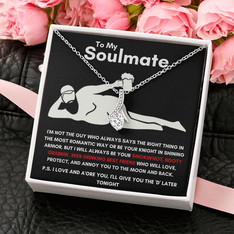 To My Soulmate - Alluring Beauty Necklace - Booty Grabbin' - Black Card