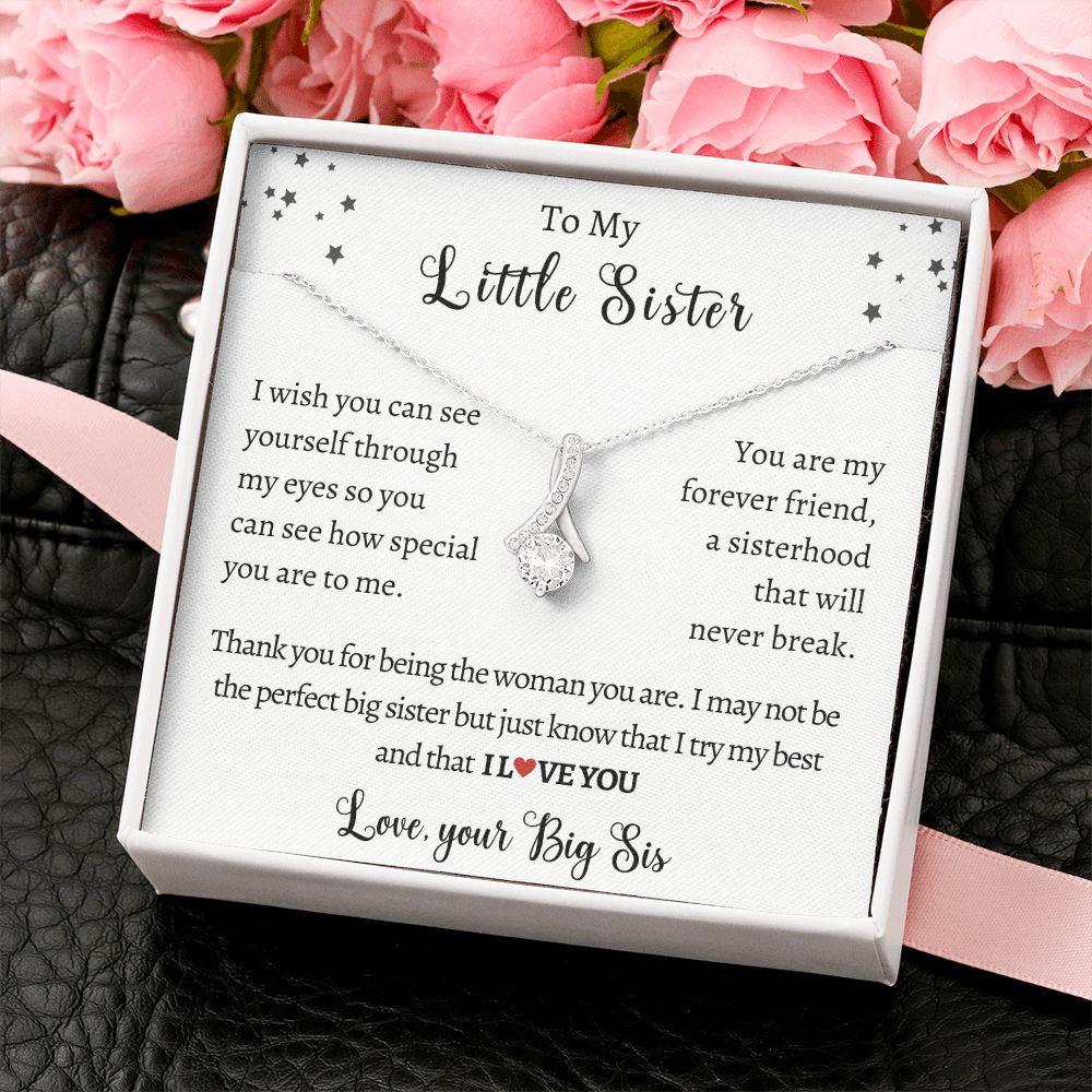 Little sister Alluring Beauty necklace From Big Sister