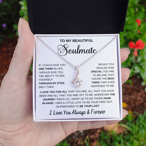 Beautiful Soulmate Alluring Necklace Gift