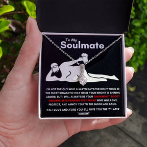 To My Soulmate - Alluring Beauty Necklace - Booty Grabbin' - Black Card