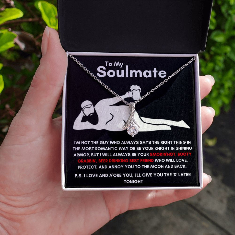 To My Soulmate - Alluring Beauty Necklace - Booty Grabbin' - Black Card