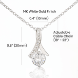 To Mom No Matter What Alluring Beauty Necklace