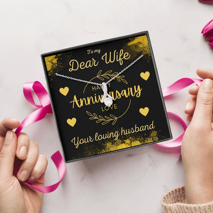 Happy Anniversary Gift for Wife A Beauty Alluring Necklace, Alluring Beauty Necklace