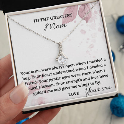 You Gave Me Wings To Fly - Alluring Beauty Necklace For Mom