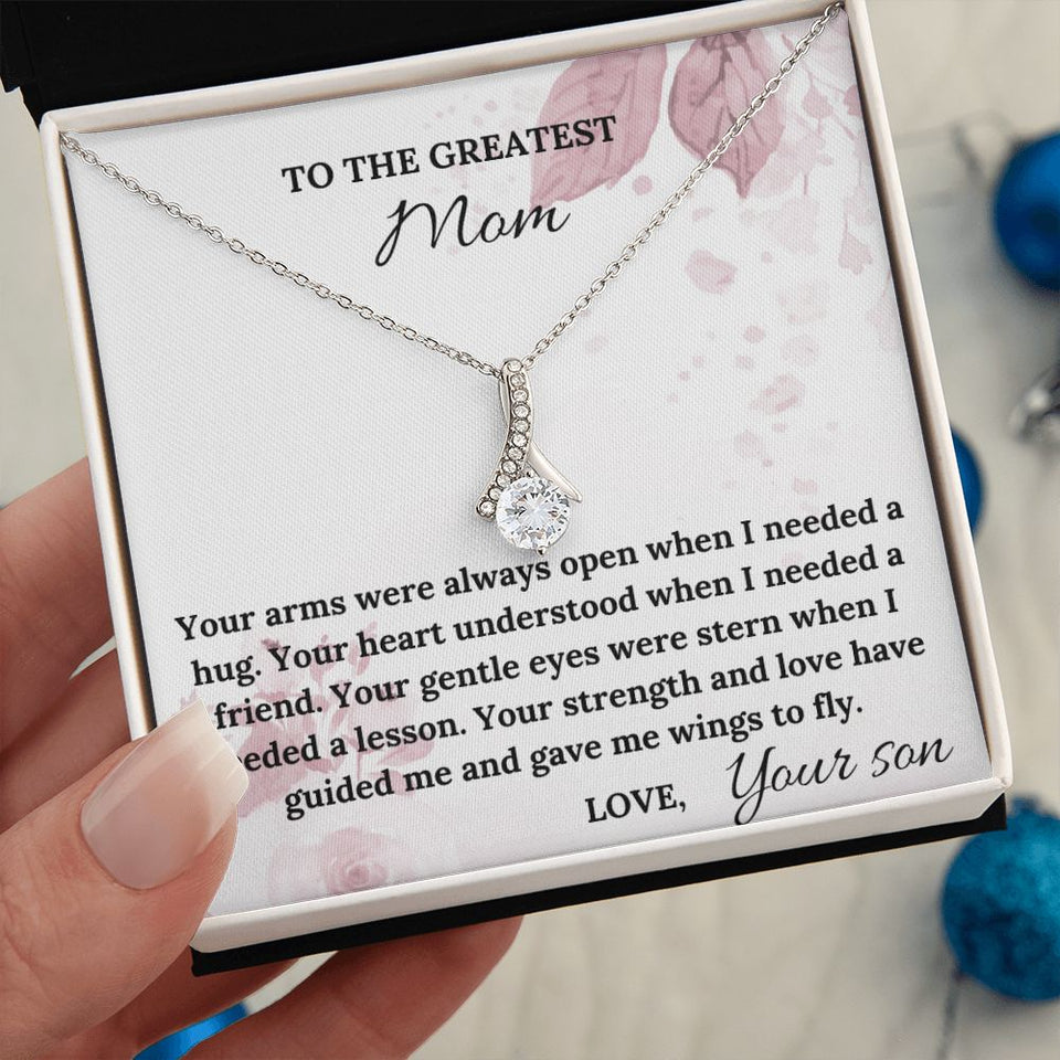 You Gave Me Wings To Fly - Alluring Beauty Necklace For Mom
