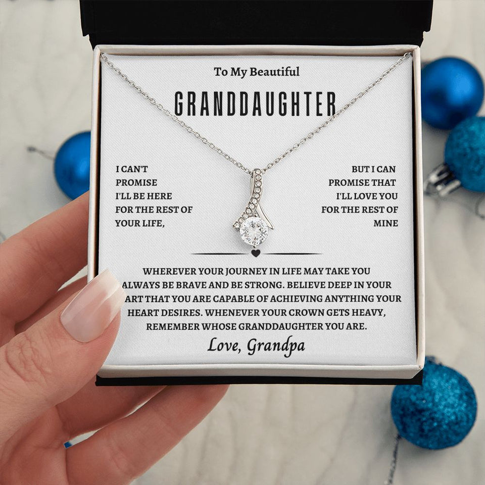 GrandDaughter From Grandpa Alluring Beauty Necklace
