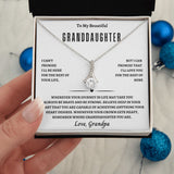GrandDaughter From Grandpa Alluring Beauty Necklace
