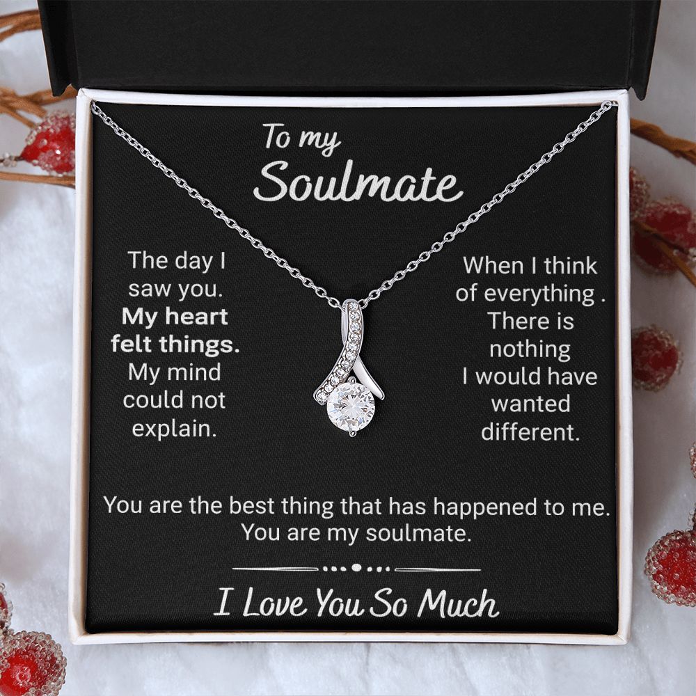 To My Soulmate | I Love You So Much | Alluring Beauty Necklace