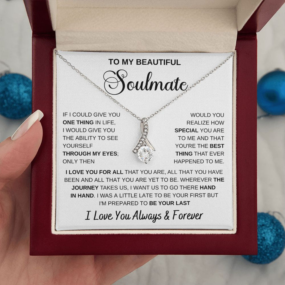 Beautiful Soulmate Alluring Necklace Gift