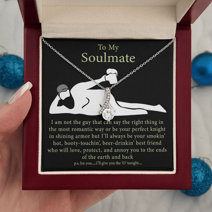 To My Soulmate Alluring Necklace Best Friends Alluring Necklace