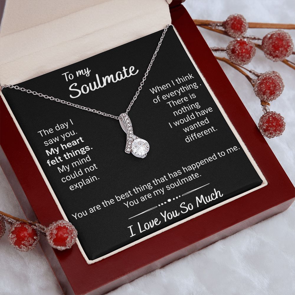 To My Soulmate | I Love You So Much | Alluring Beauty Necklace