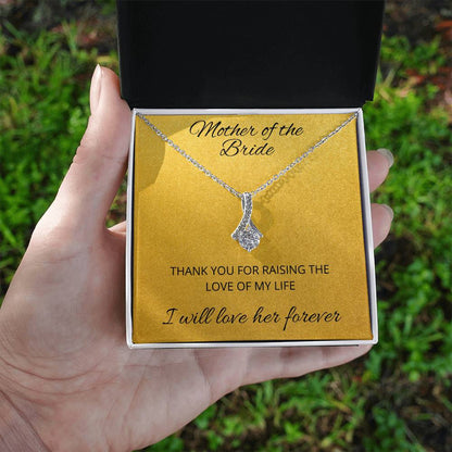 Mother of the Bride From Groom Alluring Beauty Necklace