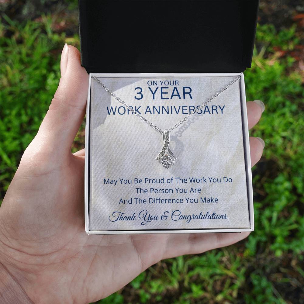 3 Year Work Anniversary Gift - Alluring Beauty Necklace