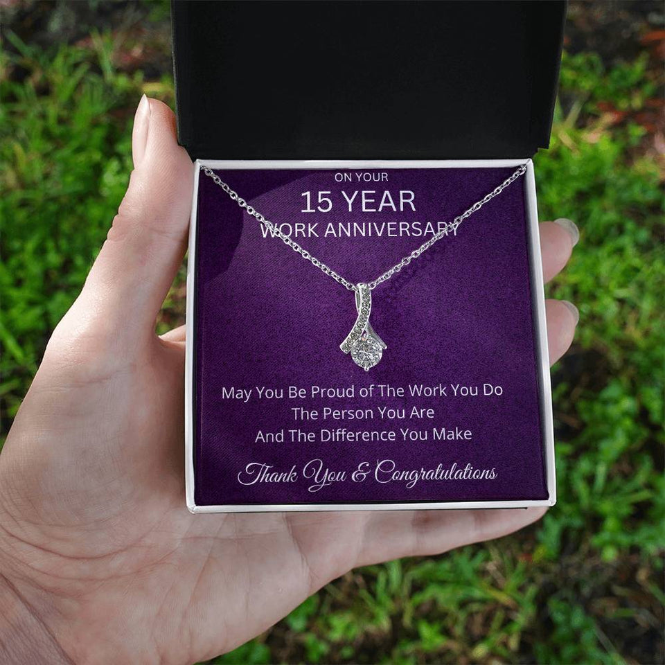15 Year Work Anniversary Gift Alluring Beauty Necklace