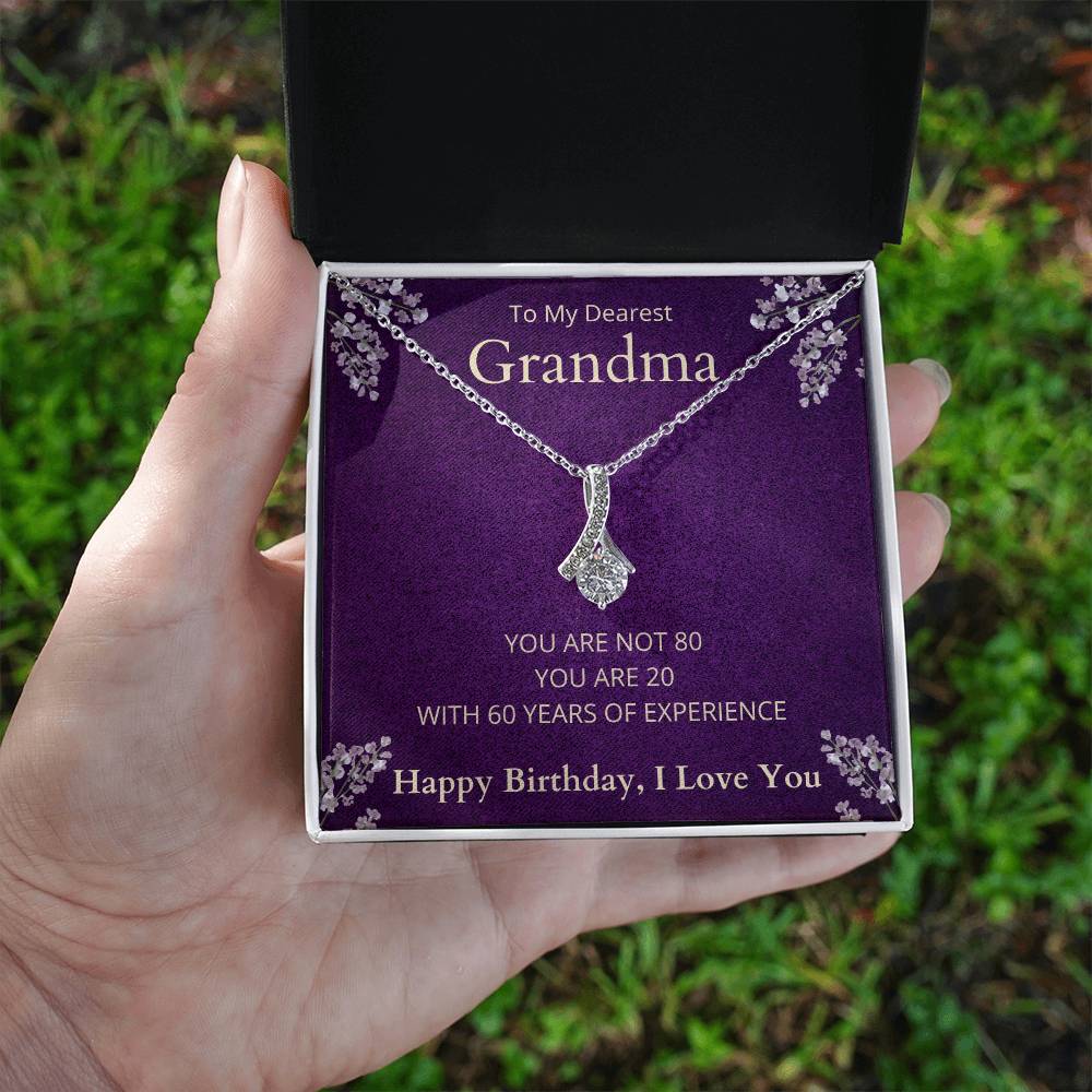 Grandma 80th Birthday Alluring Beauty Necklace