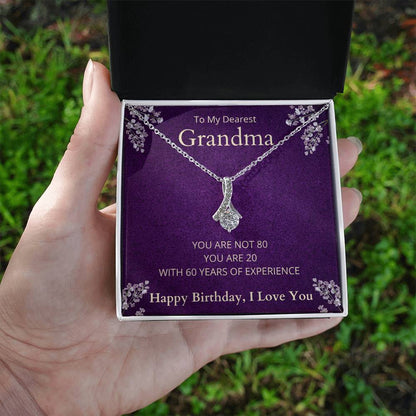 Grandma 80th Birthday Alluring Beauty Necklace