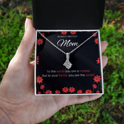 World's Greatest Mom Alluring Beauty Necklace