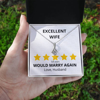 Excellent Wife 5 star Review Alluring Beauty Necklace