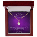 10 Year Work Anniversary Gift Alluring Beauty Necklace