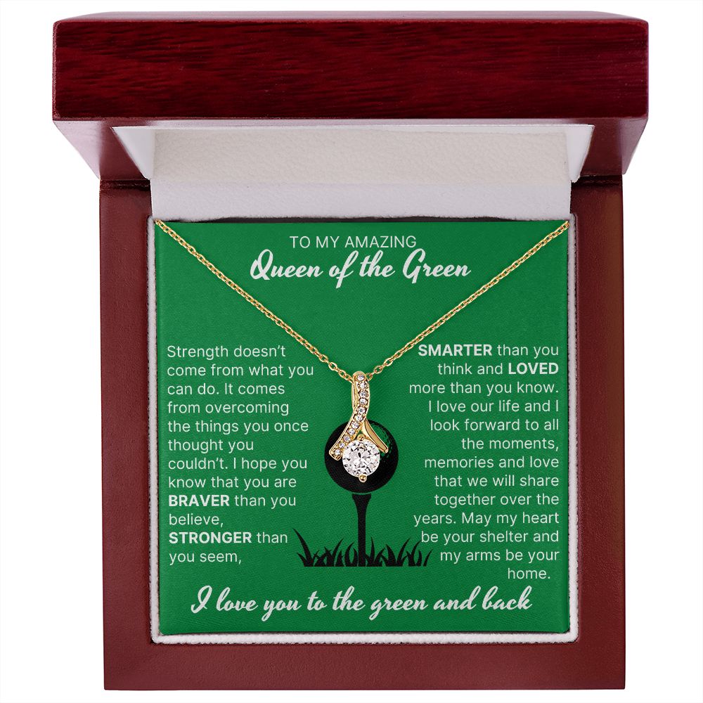 May My Arms Be Your Home - Alluring Beauty Necklace For Lady Golfer