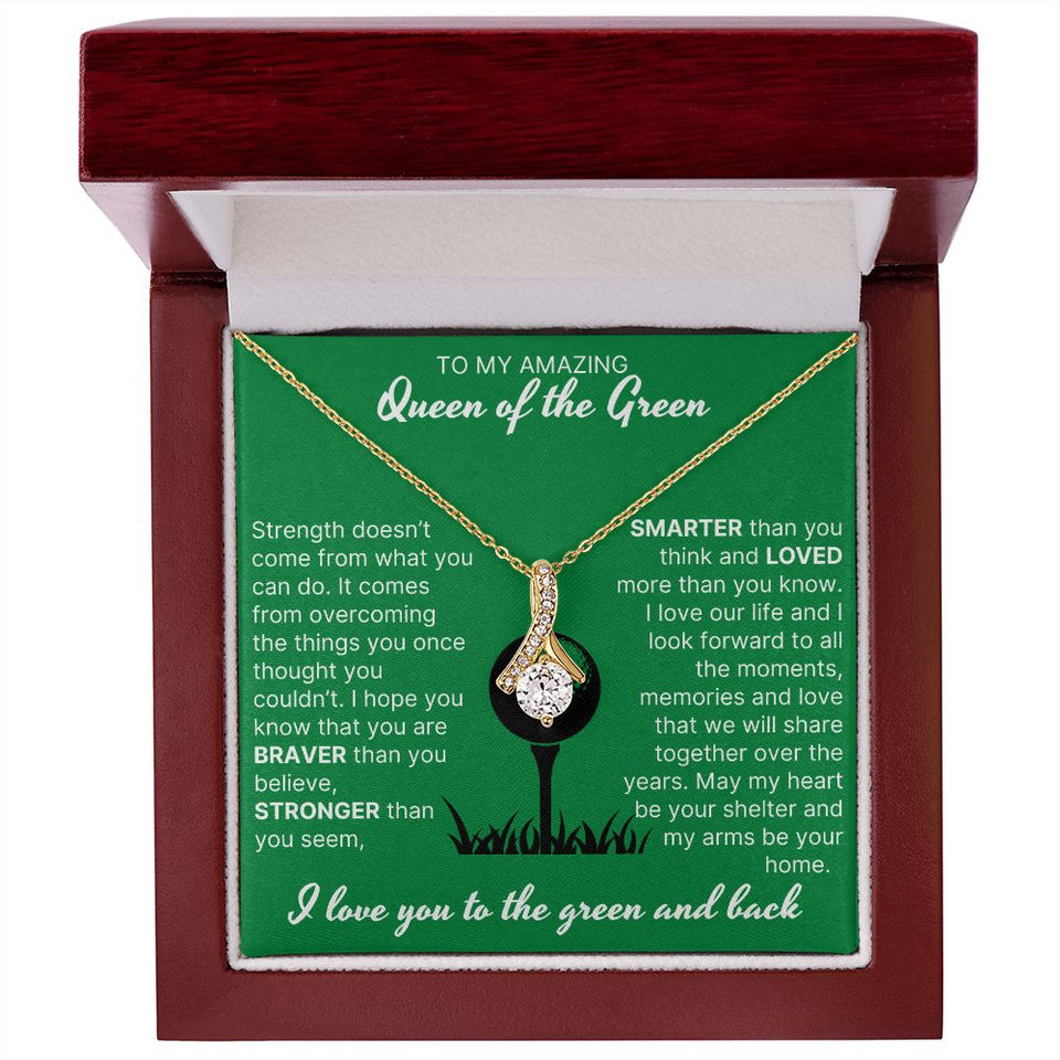 May My Arms Be Your Home - Alluring Beauty Necklace For Lady Golfer