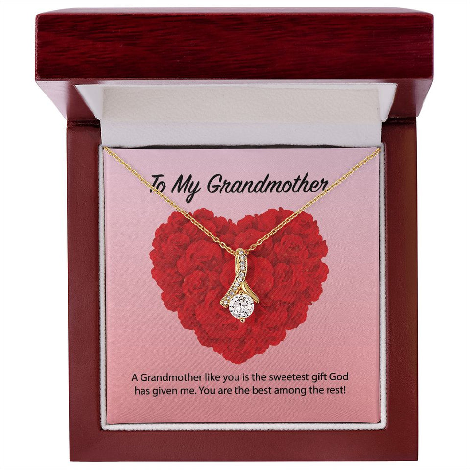 To My Grandmother Alluring Beauty Necklace