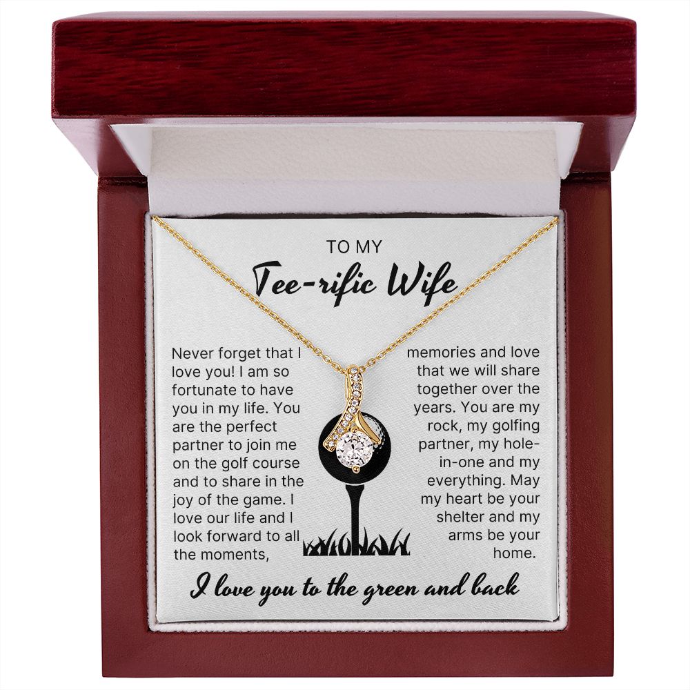 Perfect Partner - Alluring Beauty Necklace For Golfer Wife