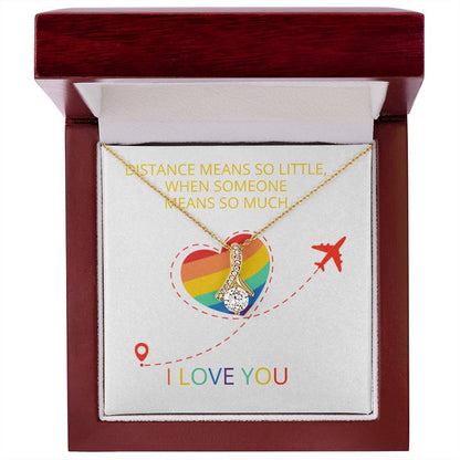 Distance Relationship Alluring Beauty Necklace