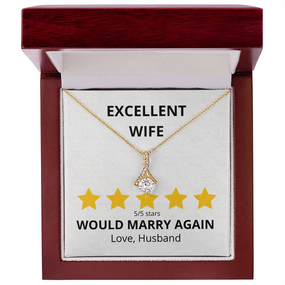Excellent Wife 5 star Review Alluring Beauty Necklace