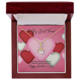 To My Best Friend Galentine's Day Alluring Beauty Necklace