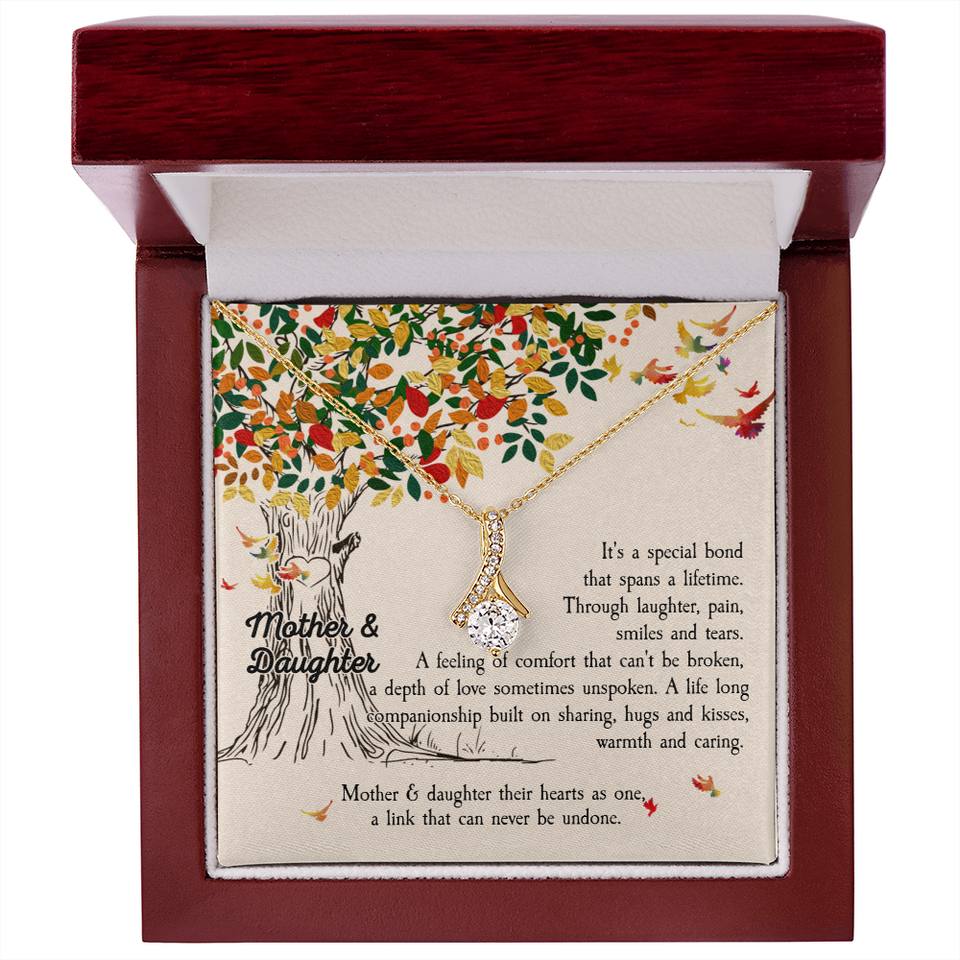 Mother & Daughter Necklace - Gift for Birthday, Anniversary Gift, Necklace for Daughter, Alluring Beauty Necklace