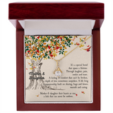 Mother & Daughter Necklace - Gift for Birthday, Anniversary Gift, Necklace for Daughter, Alluring Beauty Necklace