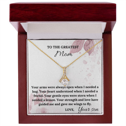 You Gave Me Wings To Fly - Alluring Beauty Necklace For Mom